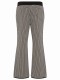 Spodnie damskie Pia Bootcut ze wzorem w jodełkę z wiskozą - Designer Choice  #3