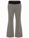 Spodnie damskie Pia Bootcut ze wzorem w jodełkę z wiskozą - Designer Choice  #2