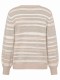 Beżowy sweter damski Henny w paski - Tres Chic #4