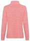 Koralowy sweter damski Henny z rozpinaną stójką - Cozy Idylls #4