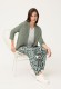Kardigan damski Olivia z lnem w odcieniu khaki – Neo Safari #6