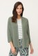 Kardigan damski Olivia z lnem w odcieniu khaki – Neo Safari #1