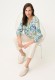TENCEL™ Modal Bluzka damska Clara z roślinnym wzorem – Neo Safari #6