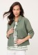 Bluza damska z łączonych materiałów w odcieniu khaki – Neo Safari #1