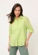 Jasnozielona lniano-wiskozowa koszula damska – Neo Safari #2