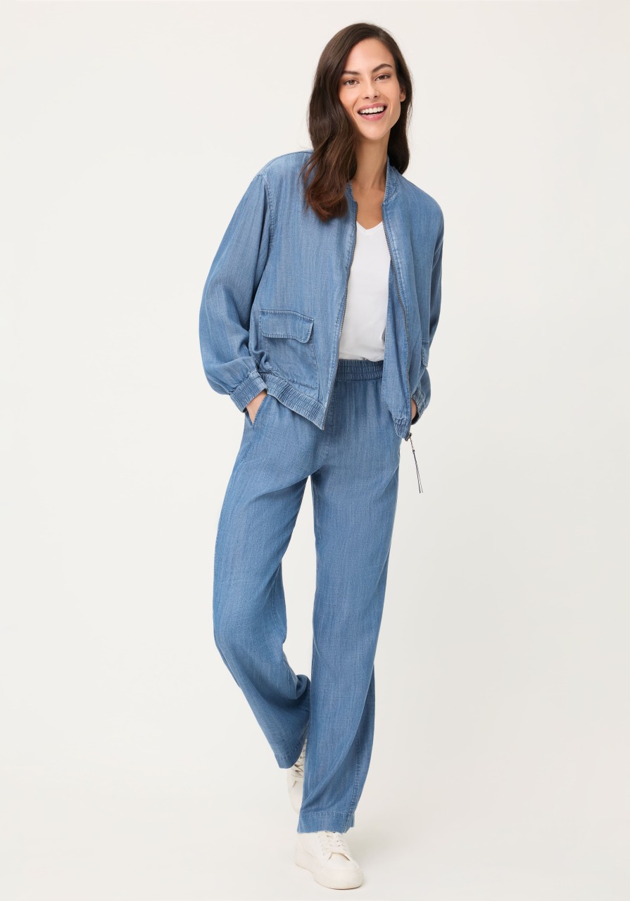 TENCEL™ Lyocell Spodnie damskie Anna Wide – Neo Safari