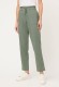 Lniano-bawełniane spodnie damskie Lisa Straight w odcieniu khaki – Neo Safari #2