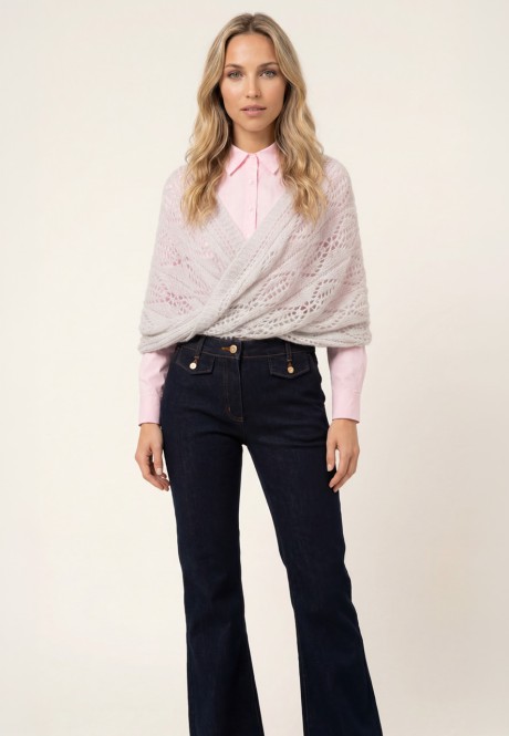 Szara etola damska z wełną merino za 0,01 zł