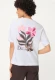 Biała bawełniana bluza damska Cora Jersey z krótkim rękawem – Savanna Sky #2