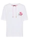 Biała bawełniana bluza damska Cora Jersey z krótkim rękawem – Savanna Sky #5