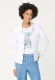 Biała bawełniano-lniana bluza damska Eva Jersey – Ciao Amore #1