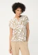 TENCEL™ Modal Beżowa bluzka damska Clara ze wzorem – Sun Kissed #1