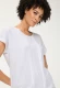 TENCEL™ Modal Biała bluzka damska Clara z haftem – Sun Kissed #3