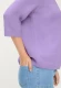 Lawendowy sweter damski Henny z rękawem 3/4 - Smart Casual #5