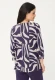 TENCEL™ Granatowa bluzka damska Hannah ze wzorem - Smart Casual #2