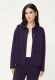 Fioletowa koszulowa bluza damska - Smart Casual #1