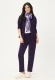 Fioletowa koszulowa bluza damska - Smart Casual #6