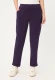 Fioletowe spodnie damskie Lisa Straight - Smart Casual #2