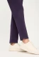 Fioletowe spodnie damskie Lisa Straight - Smart Casual #5