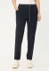 Granatowe spodnie damskie Lisa Straight - Smart Casual #2