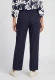 Granatowe wiskozowe spodnie damskie Anna Wide - Smart Casual #3