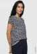 TENCEL™ Modal Beżowa bluzka damska Cosima w granatowe kropki - Smart Casual #1
