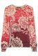 Czerwony sweter damski Henny ze wzorem paisley - Boho Chic #4
