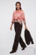 Czerwona bluzka damska Hananh ze wzorem paisley - Boho Chic #5