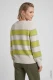 Limonkowy sweter damski Henny w paski - Modern Balance #2