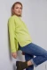 Limonkowa bluza damska Cora Jersey w kwiaty - Modern Balance #3