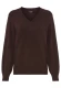 Brązowy sweter damski Henny z dekoltem V - Boho Chic #4