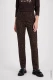 Brązowe spodnie damskie Mona Slim w panterkę - Boho Chic #2