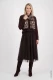 Brązowa tiulowa spódnica midi - Boho Chic #1