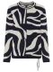 Granatowy sweter damski Henny z geometrycznym wzorem - Coastal Look #4