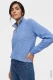 LENZING™ ECOVERO™ Niebieski sweter damski Henny z wiskozą zapinany na suwak - Coastal Look #3