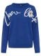 Niebieski sweter damski Cora z napisem - Coastal Look #3