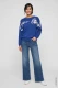 Niebieski sweter damski Cora z napisem - Coastal Look #4