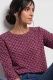 TENCEL™ Modal Bordowa bluzka damska Clara z geometrycznym printem - Coastal Look #3