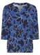 TENCEL™ Modal Niebieska bluzka damska Clara z roślinnym wzorem - Coastal Look #4