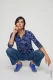 TENCEL™ Modal Niebieska bluzka damska Clara z roślinnym wzorem - Coastal Look #5