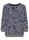 TENCEL™ Modal Granatowa bluzka damska Clara ze zwierzęcym wzorem - Coastal Look #3