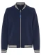 Granatowa bluza bomberka damska Clara Jersey na suwak - Coastal Look #4