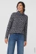 Granatowa bluza damska Henny Jersey ze zwierzęcym wzorem - Coastal Look #3