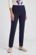Granatowe spodnie damskie Pia Slim - Coastal Look #2