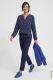 Granatowa bluzka damska Hannah z geometrycznym printem - Coastal Look #6