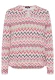 TENCEL™ Modal Różowa bluzka damska Clara z etnicznym geometrycznym wzorem - Mountain Resort #4