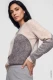 LENZING™ ECOVERO™ Beżowy sweter damski Henny z geometrycznym wzorem - Mountain Resort #3