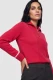 LENZING™ ECOVERO™ Czerwony sweter damski Henny z wiskozą zapinany na suwak - Mountain Resort #3