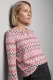 TENCEL™ Modal Różowa bluzka damska Clara z etnicznym geometrycznym wzorem - Mountain Resort #3