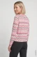 TENCEL™ Modal Różowa bluzka damska Clara z etnicznym geometrycznym wzorem - Mountain Resort #2